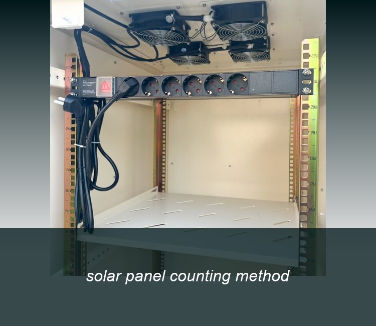 solar panel counting method