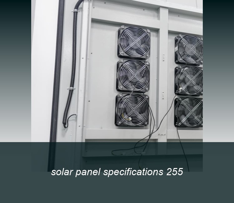 solar panel specifications 255