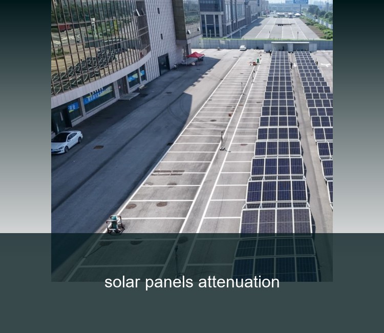solar panels attenuation