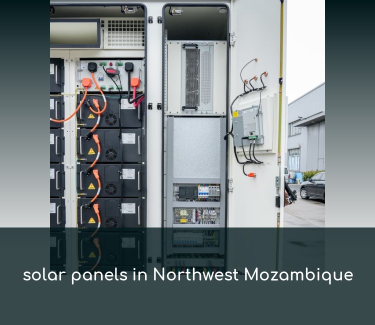 solar panels in Northwest Mozambique