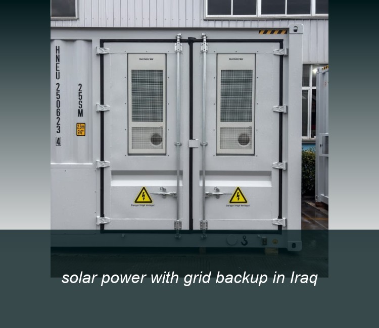 solar power with grid backup in Iraq