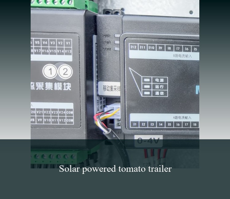 Solar powered tomato trailer