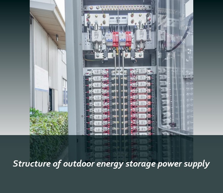 Structure of outdoor energy storage power supply