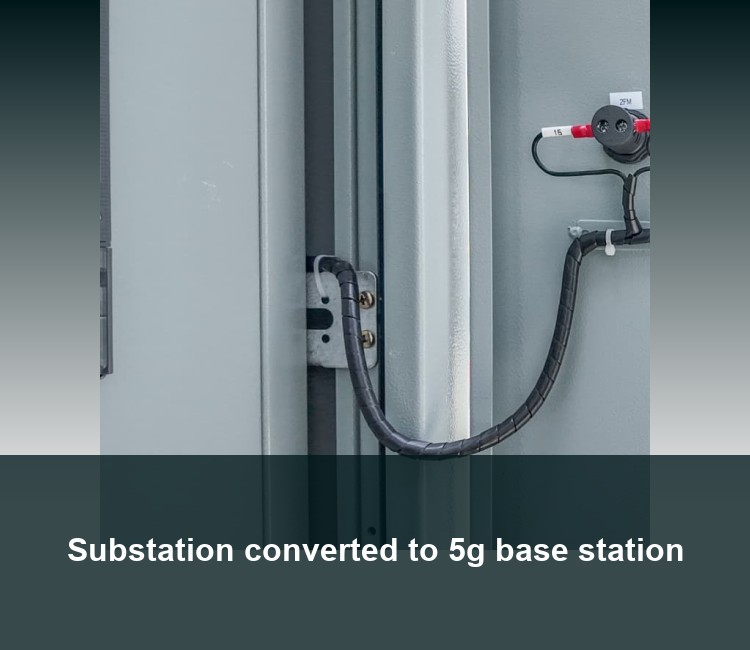 Substation converted to 5g base station
