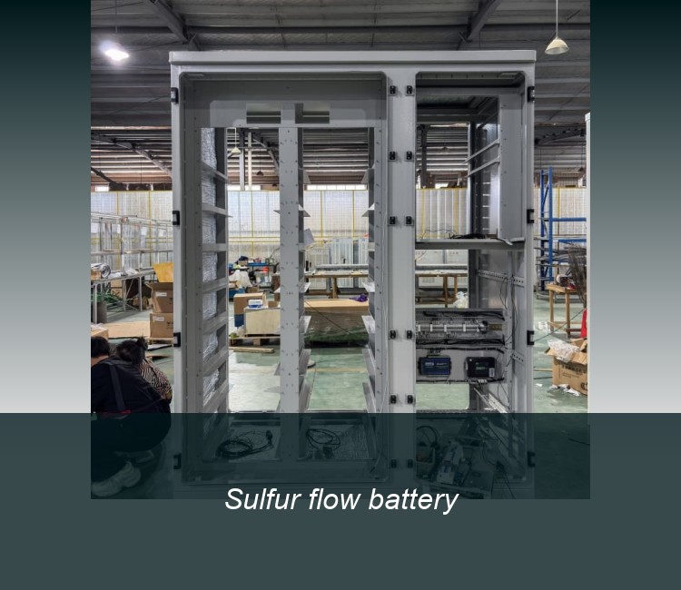 Sulfur flow battery