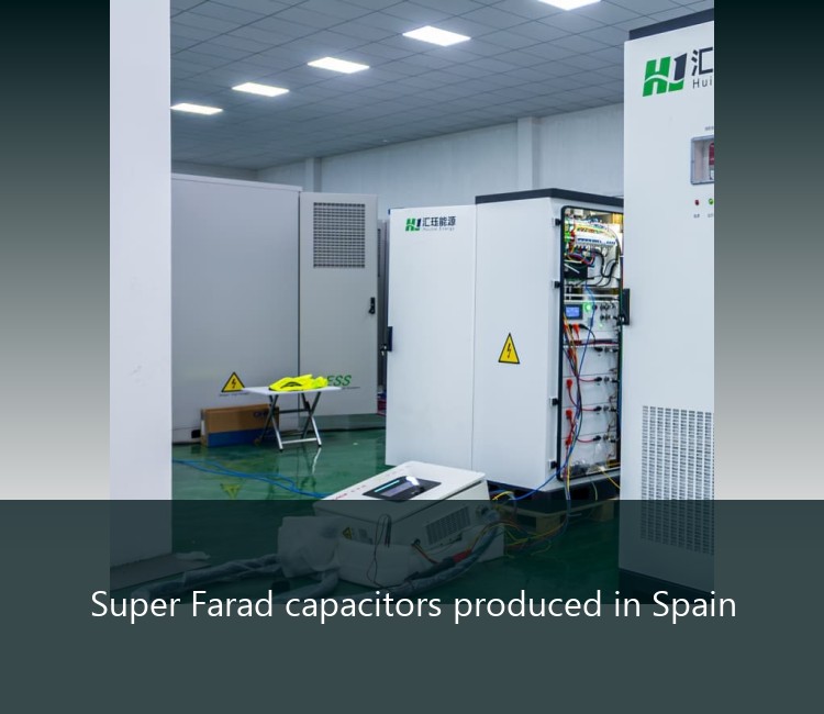 Super Farad capacitors produced in Spain