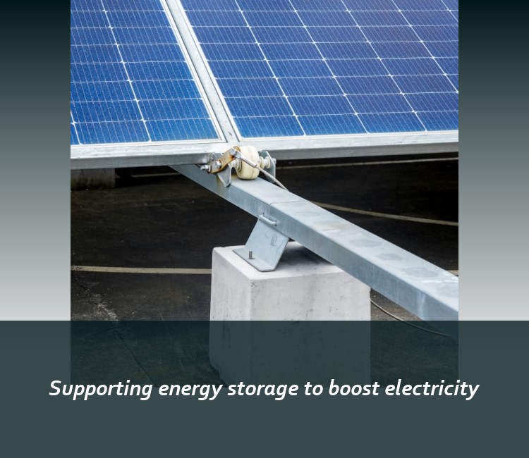 Supporting energy storage to boost electricity