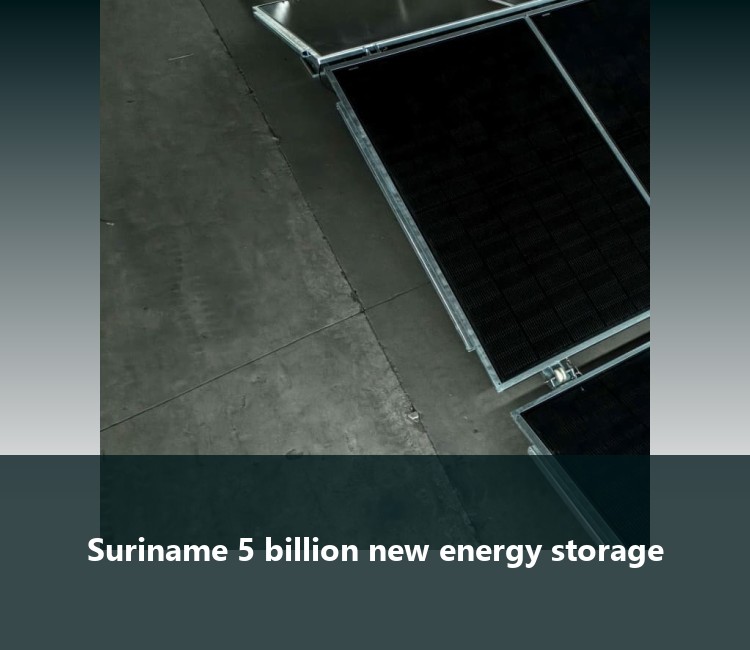 Suriname 5 billion new energy storage