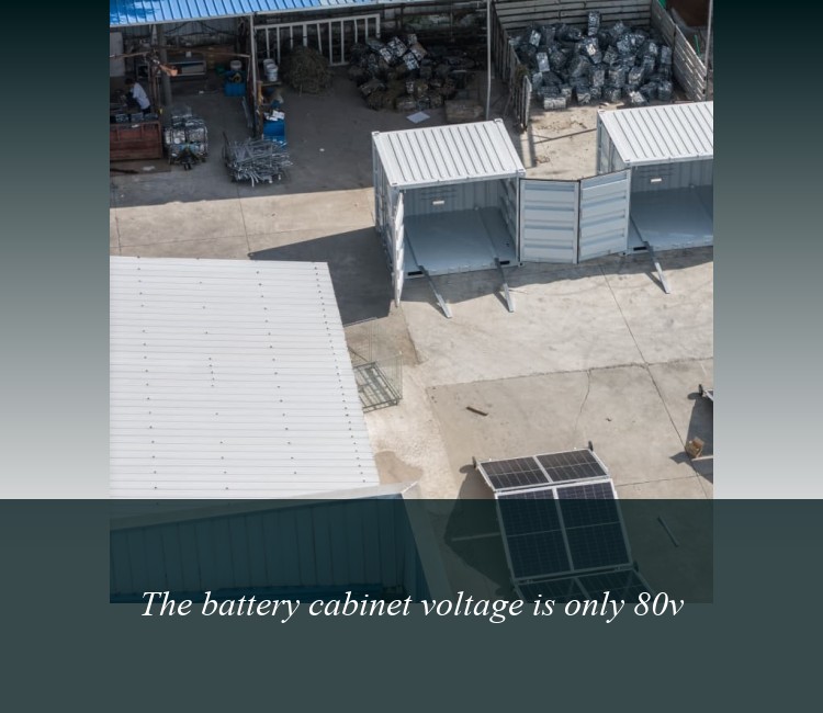 The battery cabinet voltage is only 80v