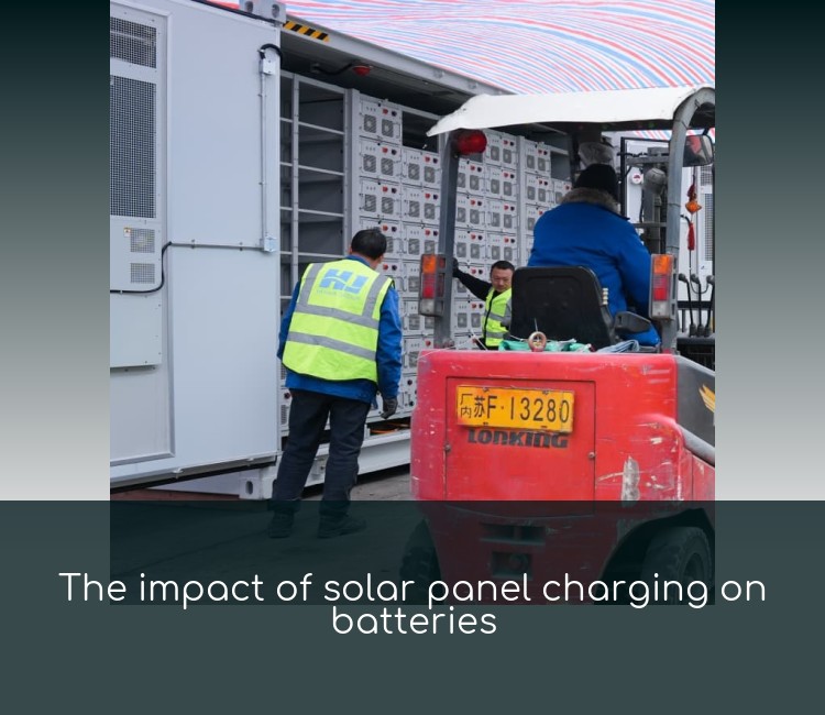 The impact of solar panel charging on batteries