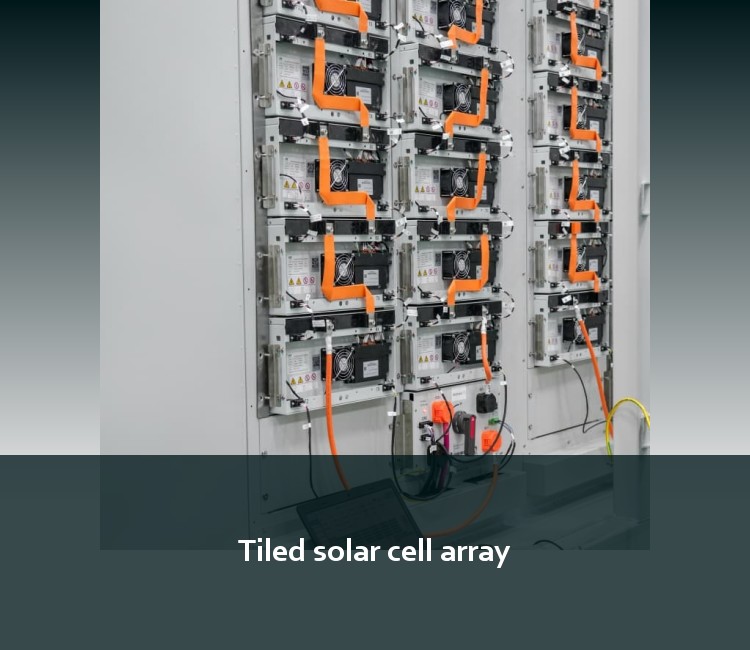Tiled solar cell array