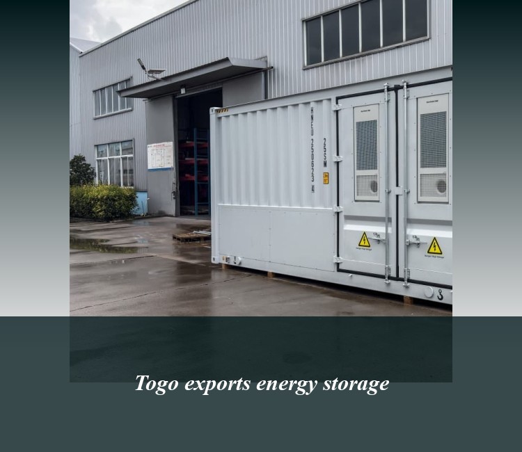 Togo exports energy storage
