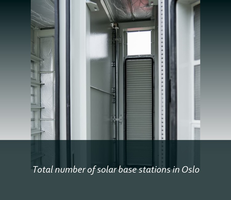 Total number of solar base stations in Oslo