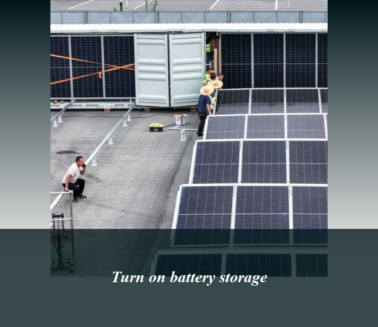 Turn on battery storage