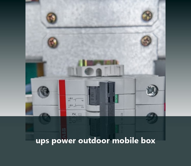 ups power outdoor mobile box
