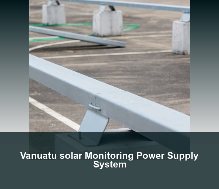 Vanuatu solar Monitoring Power Supply System