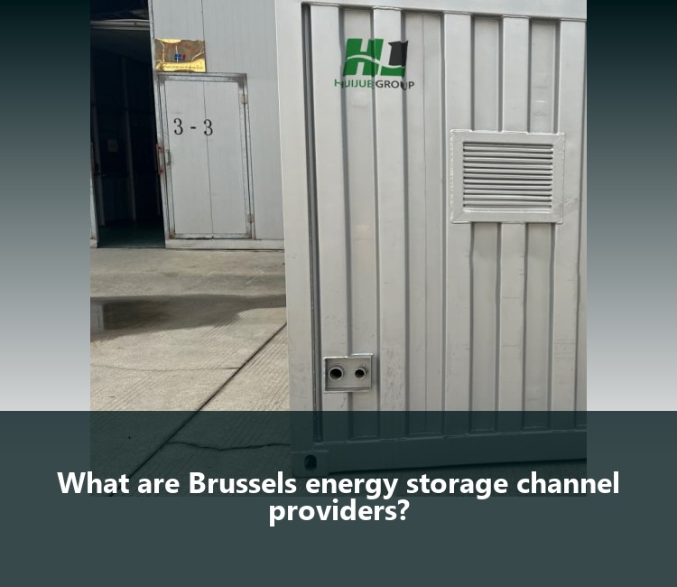 What are Brussels energy storage channel providers?
