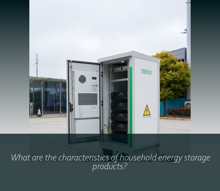 What are the characteristics of household energy storage products?
