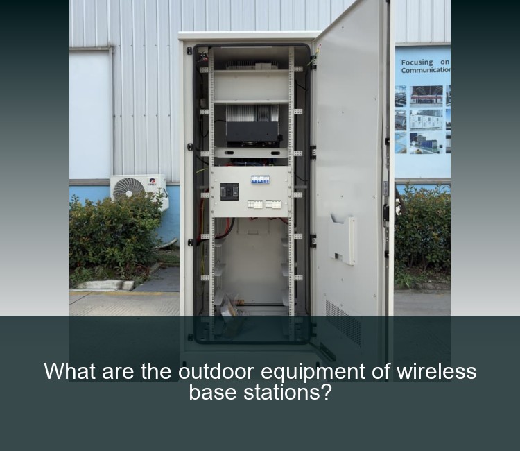 What are the outdoor equipment of wireless base stations?