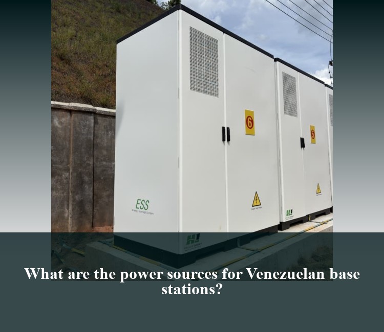 What are the power sources for Venezuelan base stations?