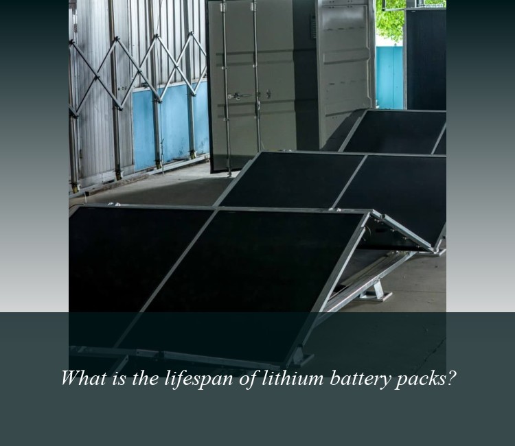What is the lifespan of lithium battery packs?