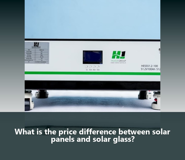 What is the price difference between solar panels and solar glass?