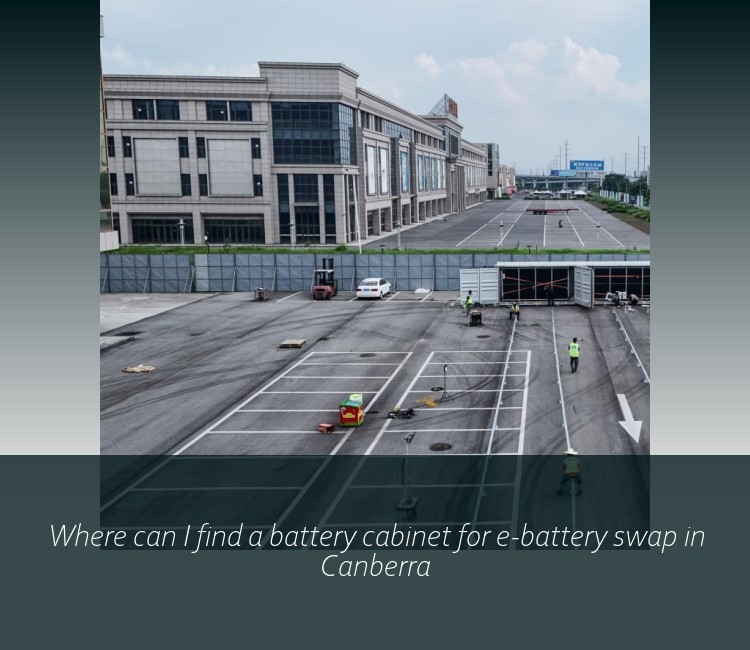 Where can I find a battery cabinet for e-battery swap in Canberra