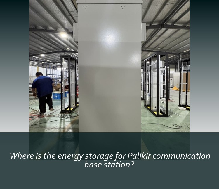Where is the energy storage for Palikir communication base station?