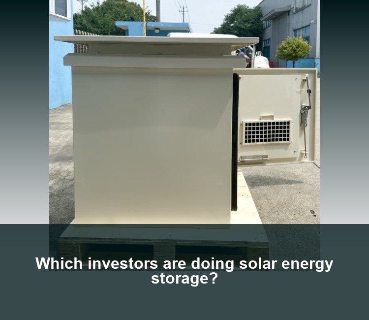 Which investors are doing solar energy storage?