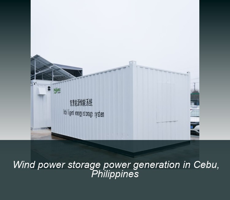 Wind power storage power generation in Cebu, Philippines