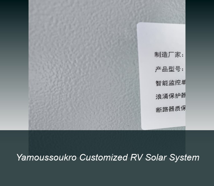 Yamoussoukro Customized RV Solar System