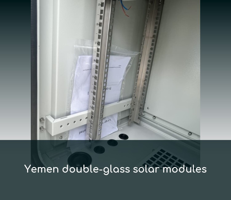Yemen double-glass solar modules