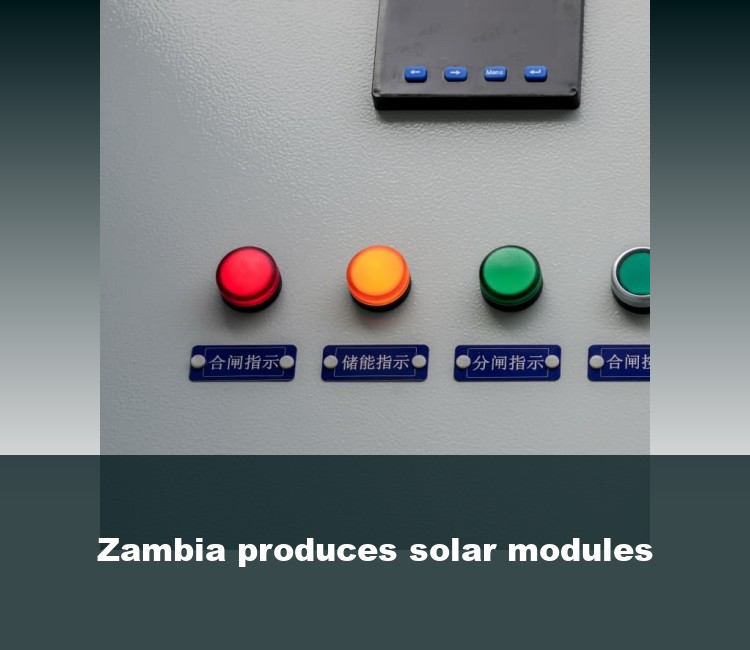 Zambia produces solar modules